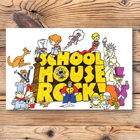 School House‎ Rock Retro Nostalgic Refrigerator Locker Fridge Magnet - Picture 1 of 2